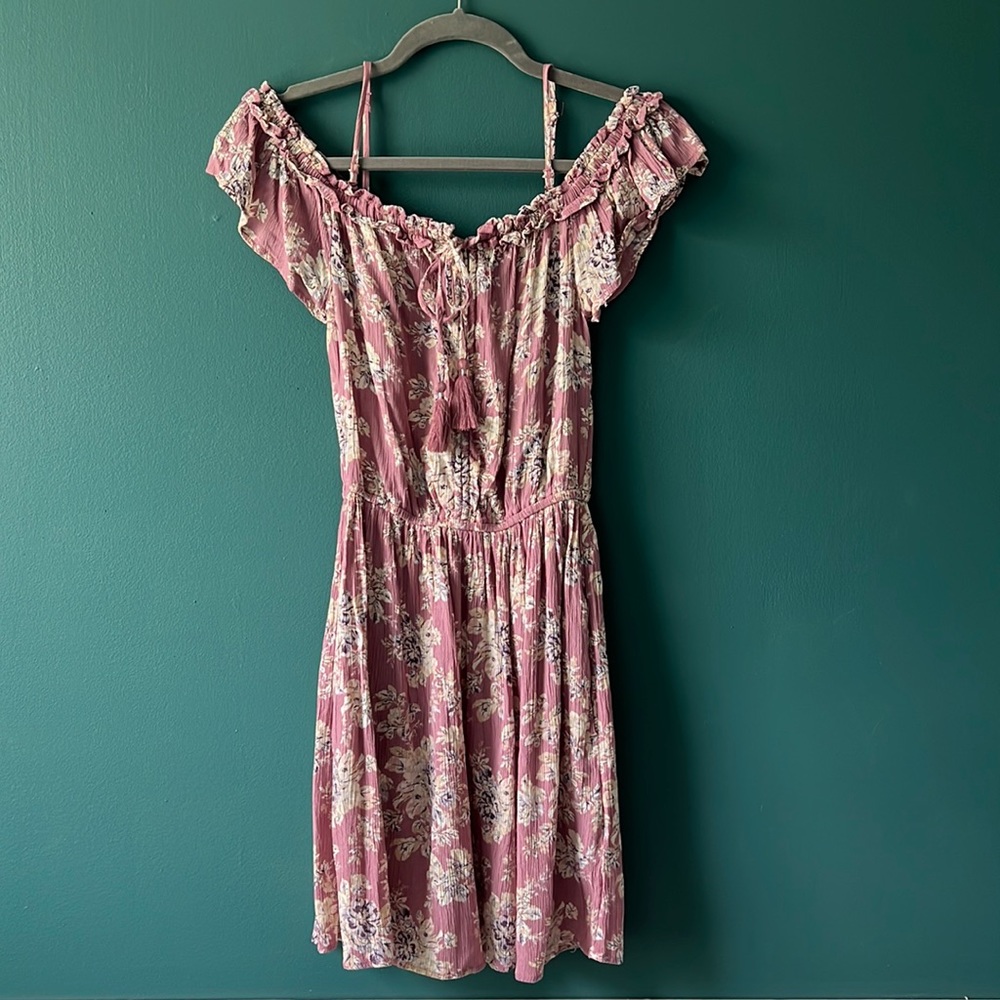 Blush Floral American Eagle Dress